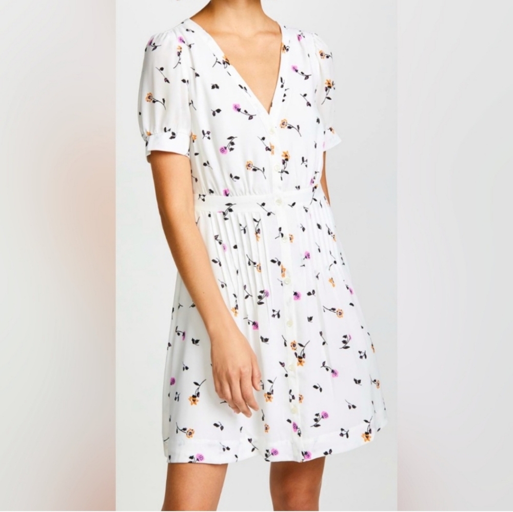 Madewell pintuck daylily dress
